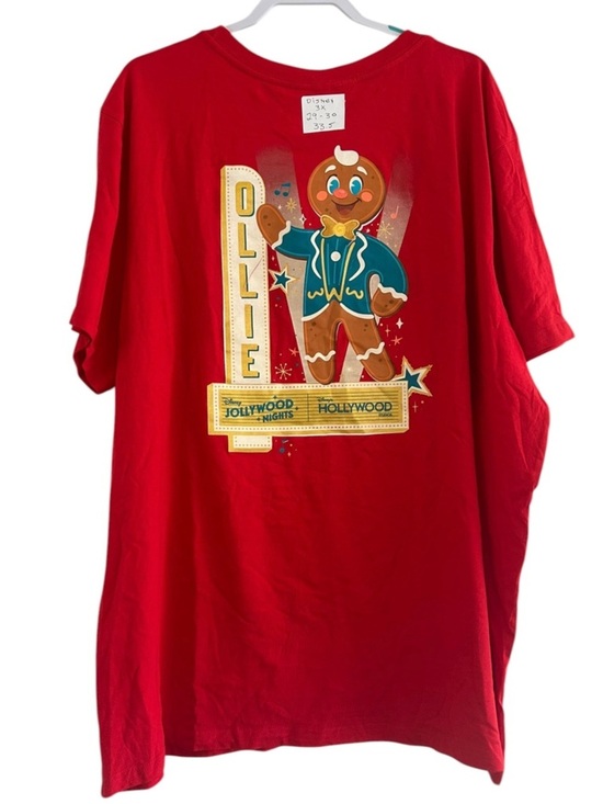 Disney Tops - Disney Jollywood Nights 2025: Ollie the Gingerbread Star T-Shirt Size XXXL